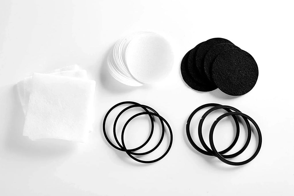 24-Mr. Coffee Replacement Charcoal Liquid Filter Disk for Most Mister Coffee Machine Brewers, White