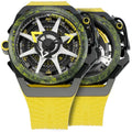 Mazzucato Rim Monza Reversible Chronograph Twin Dial Automatic Men Watch for Adult - Black