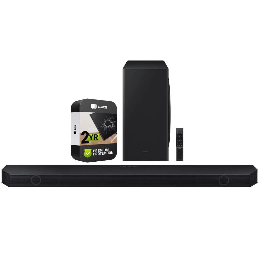 HW-Q800C Q-series 5.1.2 ch. Wireless Dolby ATMOS Soundbar w/ Q-Symphony Bundle with 2 YR CPS Enhanced Protection Pack