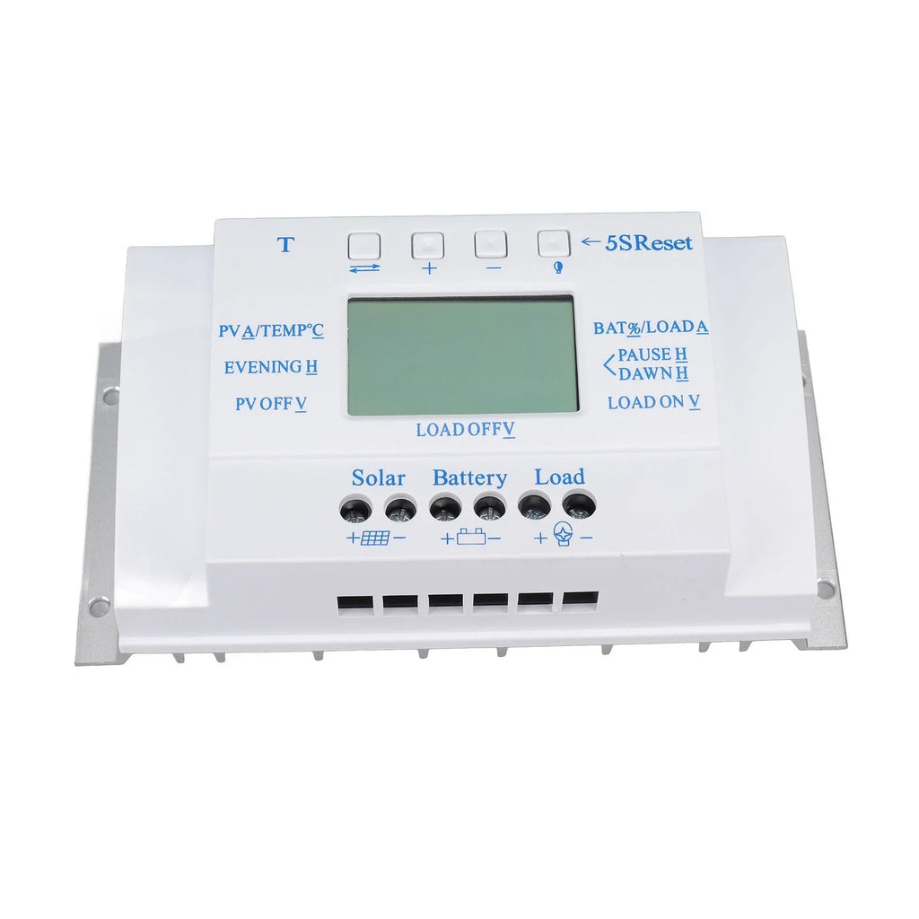 Goldmeet 12V 24V Solar Controller Smart Solar Charge Controller MPPT T40A with Display Monitor