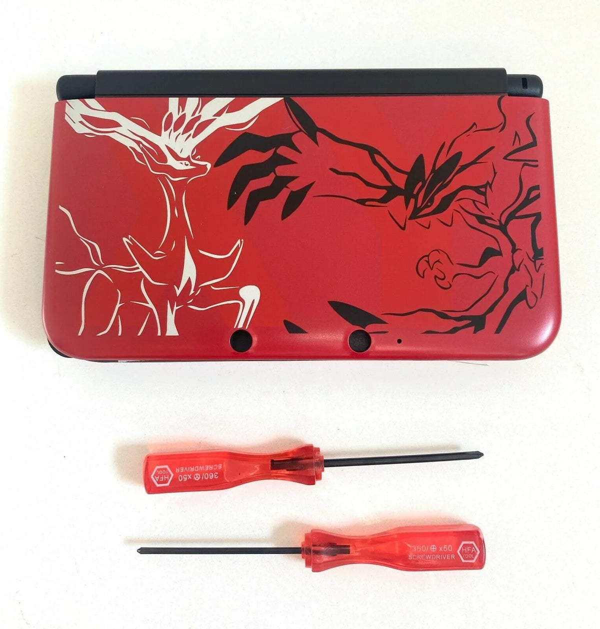 Replacement Housing for 2015 Nintendo 3DS XL Shell Monitor Tools Pokemon Red