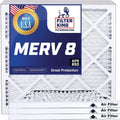 Filter King 35x46.5x1 Air Filter | 4-PACK | MERV 8 HVAC Pleated A/C Furnace Filters | MADE IN USA | Actual Size: 35 x 46.5 x .75"