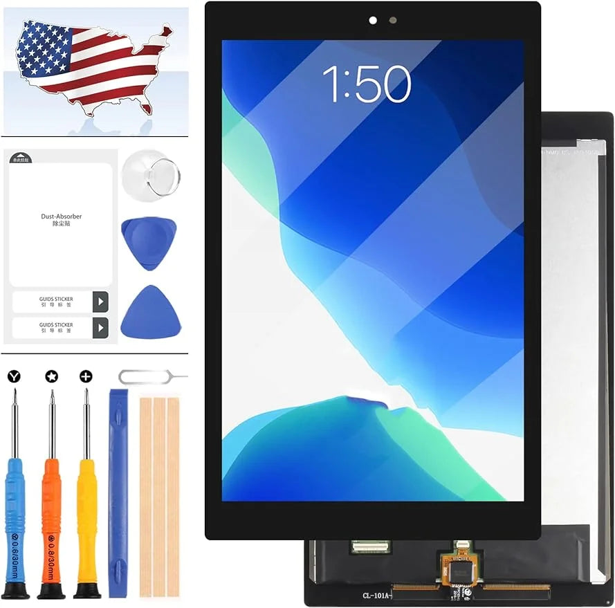 LCD Monitor Replacement for Amazon Kindle Fire HD 10 7th Gen SL056ZE 2017 Version 10.1 LCD Display Touch Monitor Digitizer Assembly with Tools