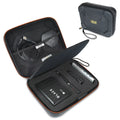 USA GEAR External Hard Drive Case, EVA Foam Hard Shell, Customizable Foam Interior - Black