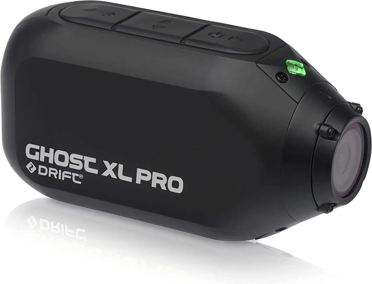 Drift Ghost XL Pro 4K Action Camera, Image Stabilization 4 Hour Battery Life Liquid Camera 140 Degree Wide Angle Support External Mic