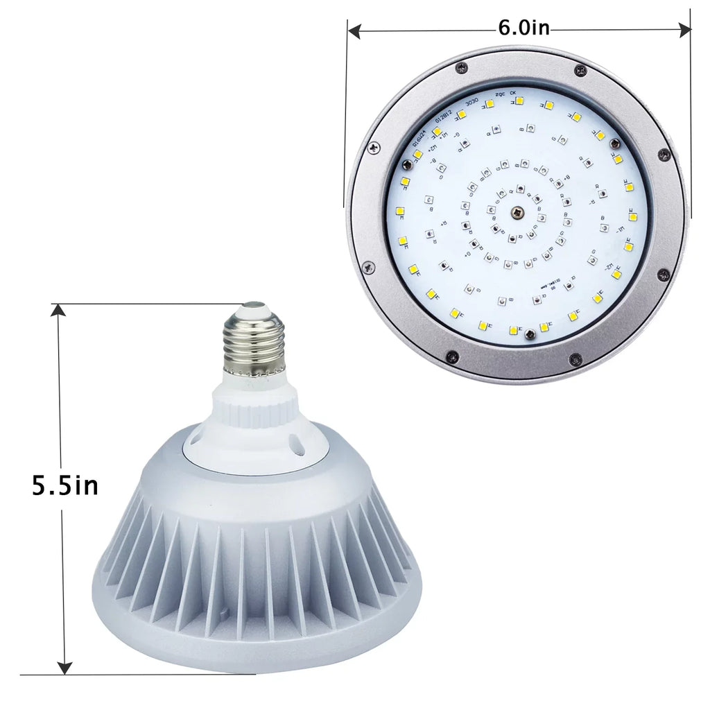 LED Pool Lights for Inground Pool,120V 40W Liquid Color Splash LED Bulb Replacement for 500W Pentair and Hayward Fixture (120V-RGB+White)