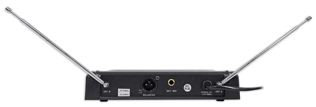 Rockville Home Theater/Karaoke Machine System w/5.25" Sub+(2) Wireless VHF Mics