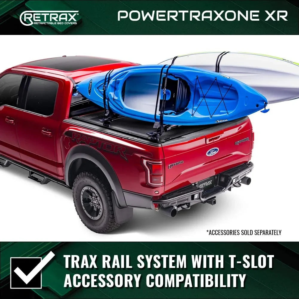 Retrax By Realtruck PowertraxONE XR Retractable Truck Bed Tonneau Cover | T-70860 | Compatible With Select 2022-2023 Toyota Tundra w/o Deck Rail System 5' 7" Bed (66.7")