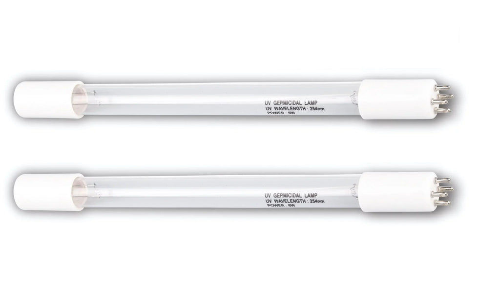 Bluonics (2pcs) 6W UV Replacement Bulb 4 Prong for our Liquid Purifier Ultraviolet Light System