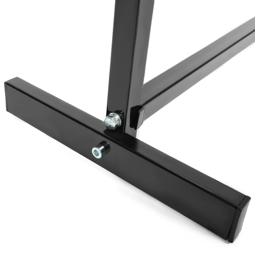 HECASA Cargo Shipping Container Shelving Brackets Black Powder Coated Steel Shelf Brackets for Heavy Duty Trailer Containers