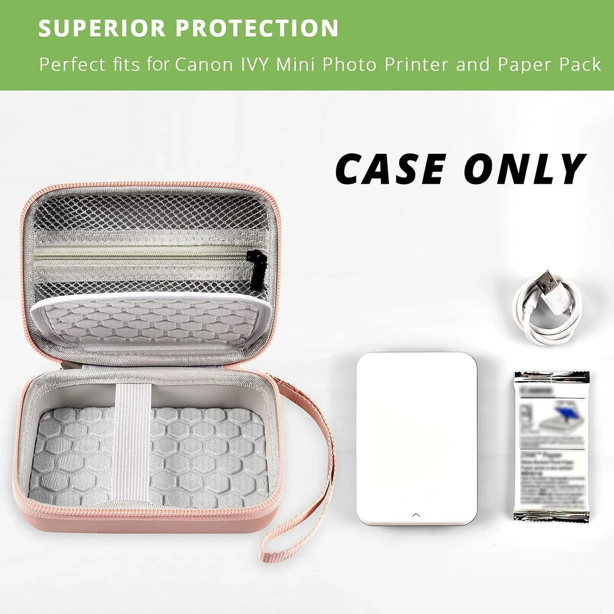 Case Compatible with for Ivy/for Ivy 2 Mobile Mini CLIQ CLIQ+ CLIQ2 CLIQ+2 Instant Camera Printer,