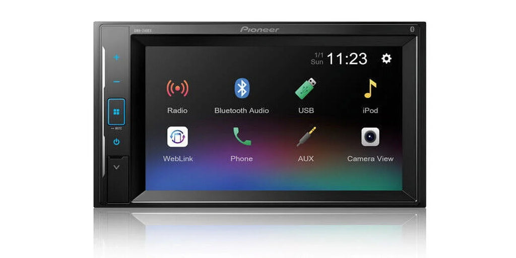 Pioneer DMH-240EX 6.2" Display Car Receiver + Rearview Backup Camera XX-20C Bundle