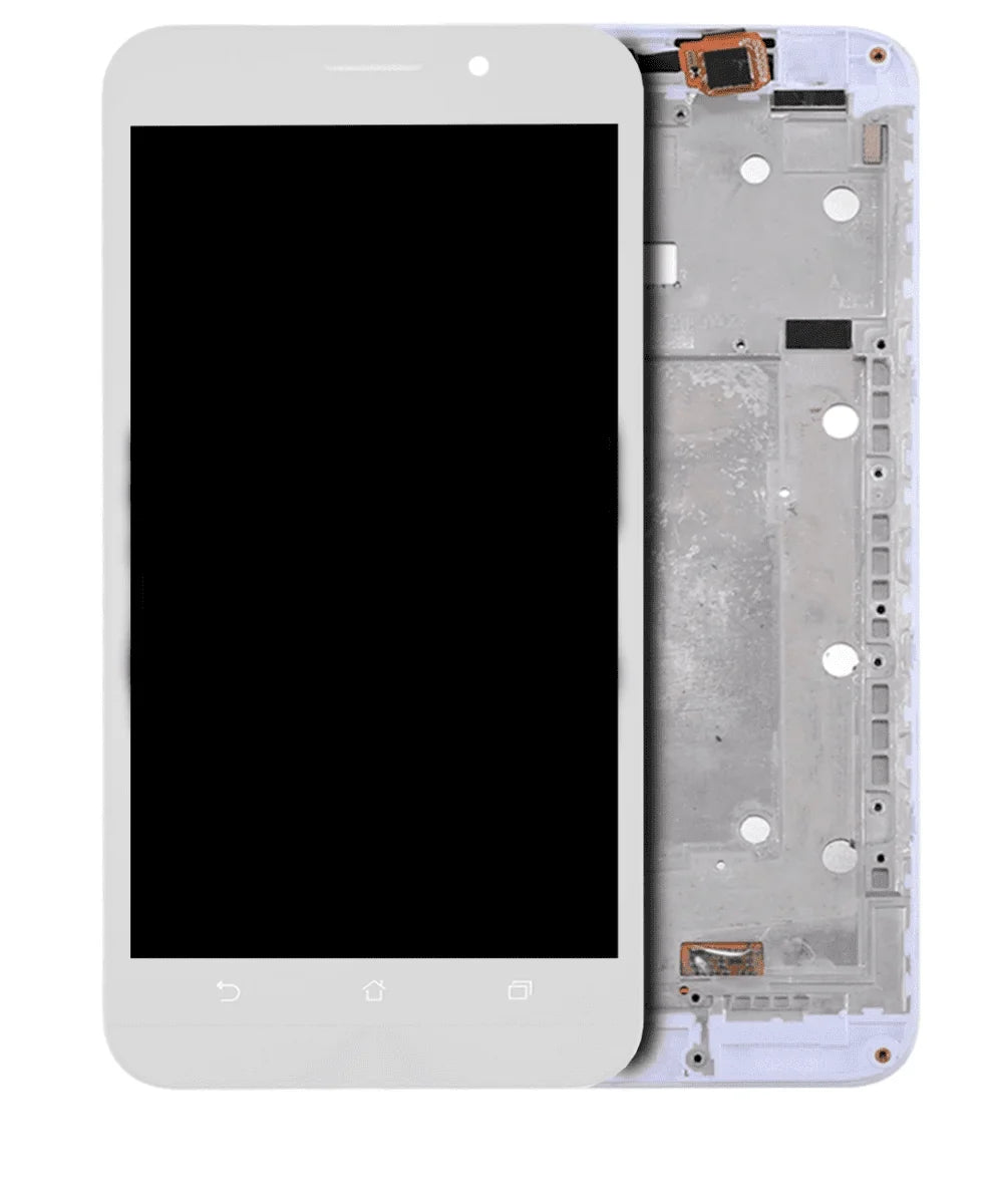 Replacement LCD Assembly With Frame Compatible For ZenFone Max (ZC550KL / Z010D / Z010DA) (White)