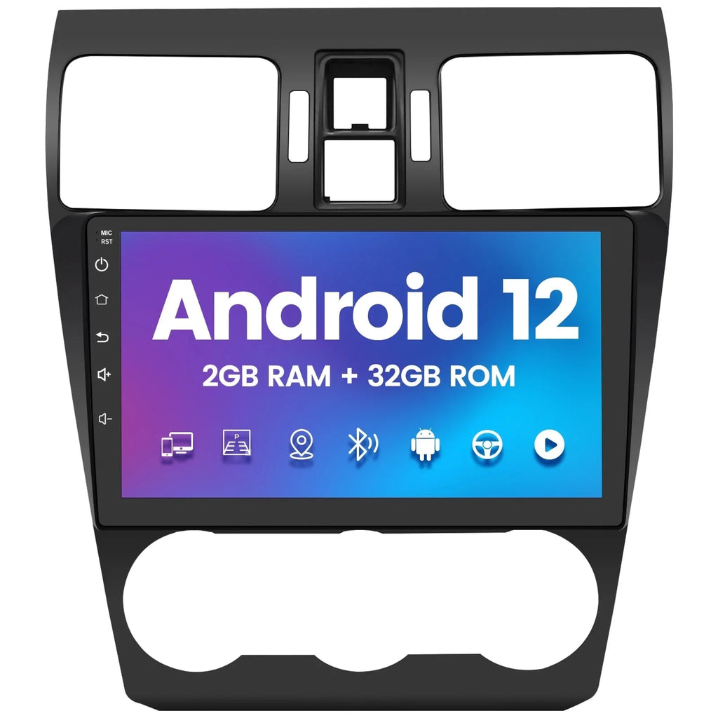 Android 12 System For Subaru Forester WRX Impreza 2013 2014 2015 Wireless Carplay Android Auto 2G RAM 32GROM