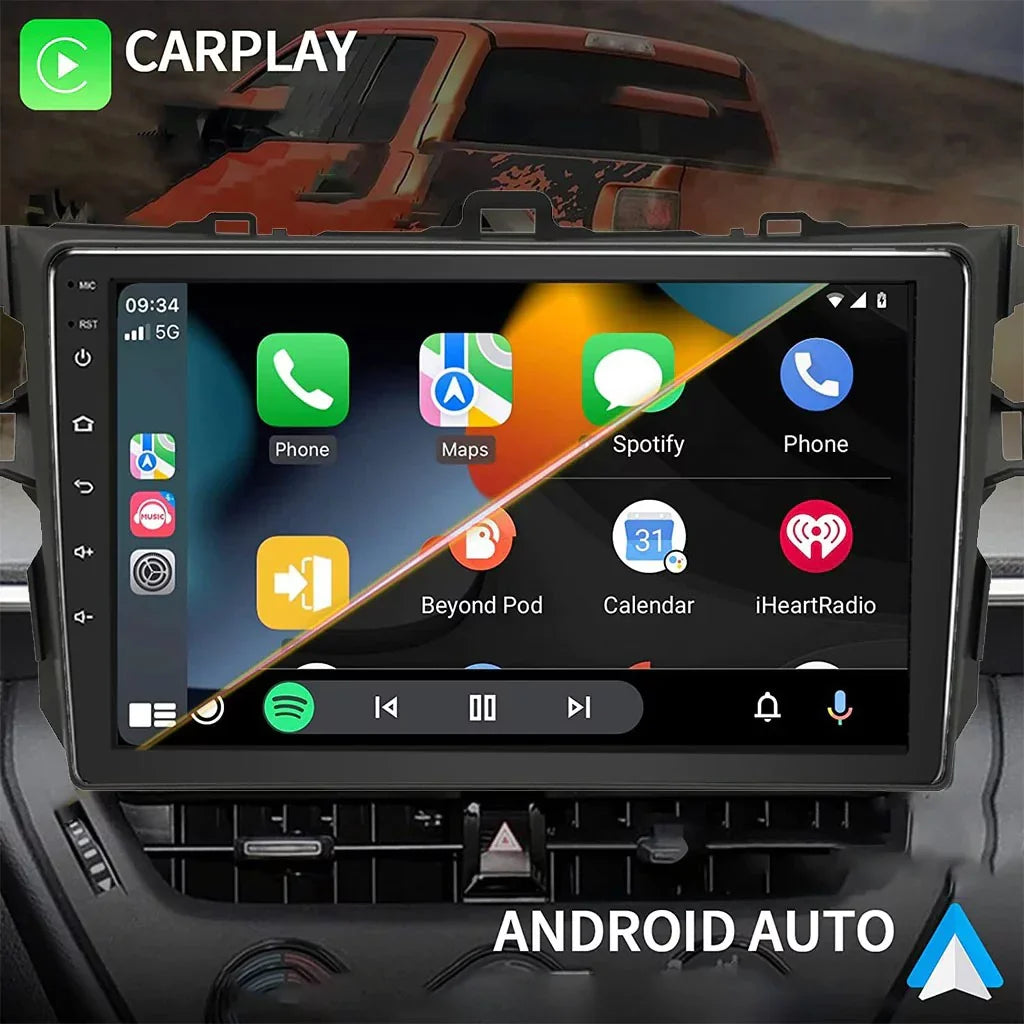 Binize Android 12 Car Stereo for Toyota Corolla 08-12 Compatible with Wireless CarPlay&Android Auto,Touch Monitor Car Radio Support Bluetooth, GPS Navigation, FM&AM, Backup Camera