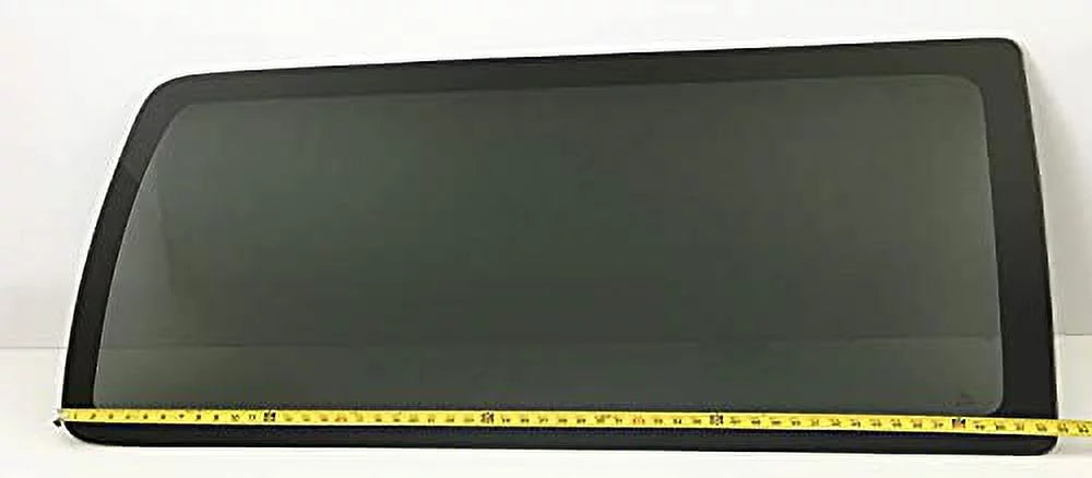 Passenger Right Side Rear Quarter Window Quarter Glass Compatible with Chevrolet Express/GMC Savana Standard Van 1996-2022 Models