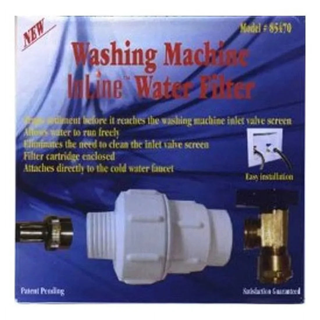 Package Of 6 Washing Machine Inline Liquid Filter 85470