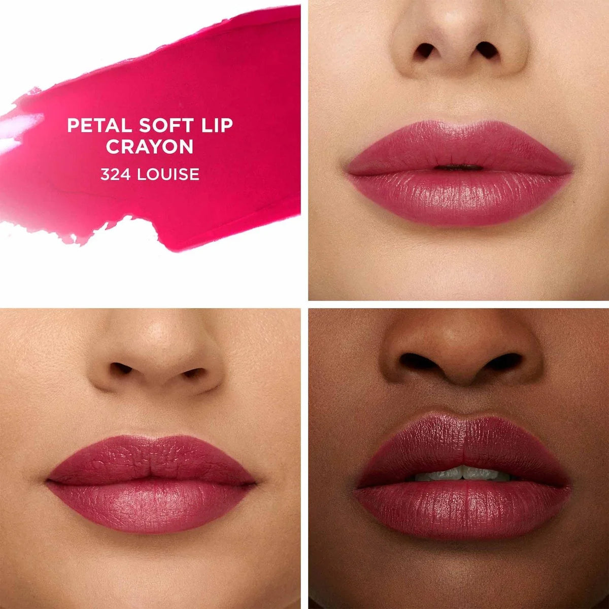Laura Mercier Petal Soft Lipstick Crayon - 324 Louise - bright yellow pink - 0.07 oz/2 g