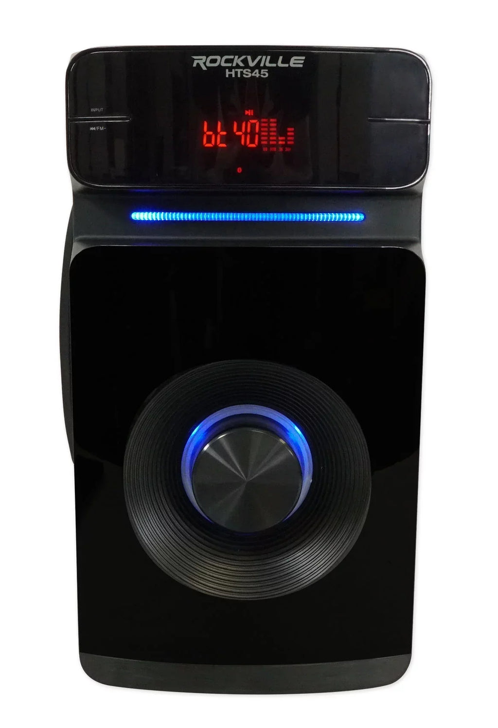 Rockville Home Theater/Karaoke Machine System w/5.25" Sub+(2) Wireless VHF Mics