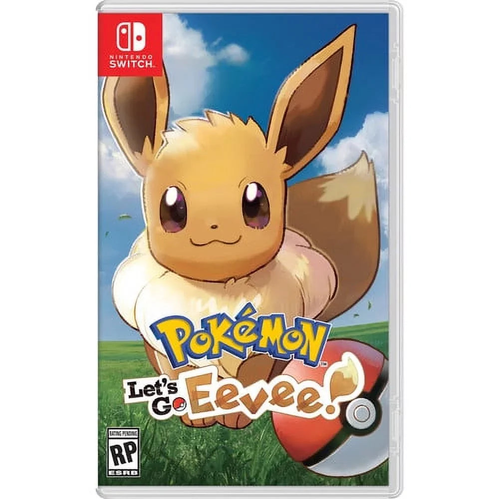 Nintendo Switch Lite Dialga and Palkia Edition with Pokemon: Let's Go, Eevee