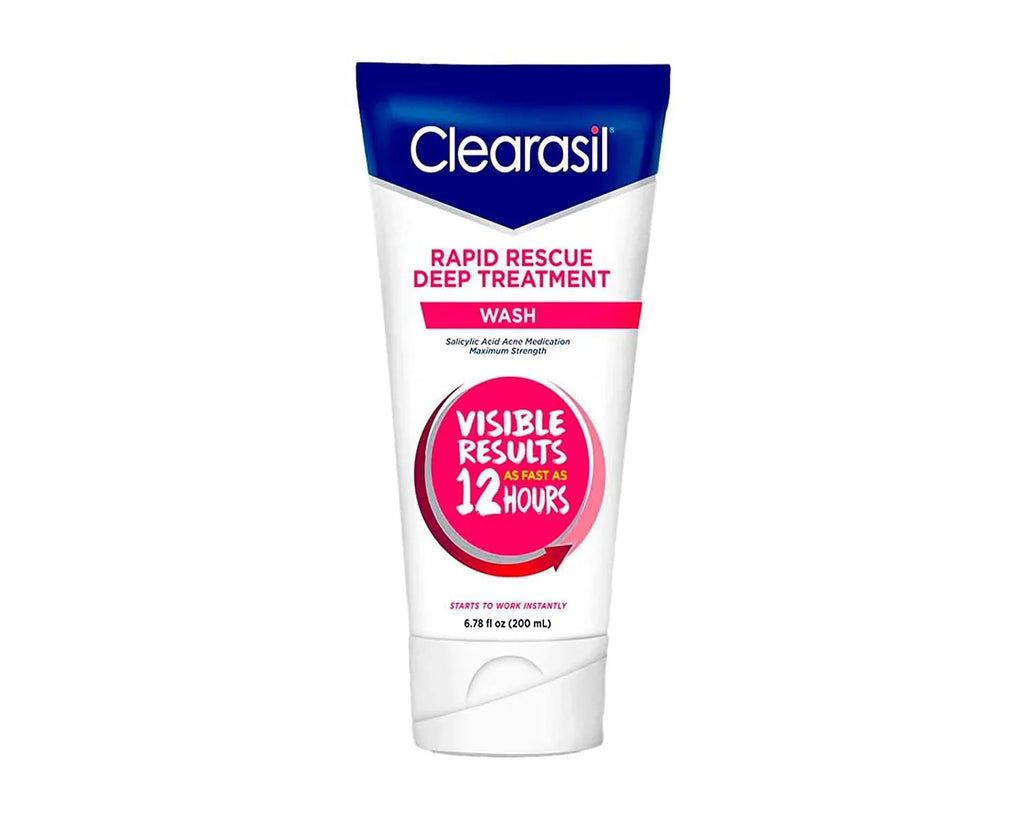 3 Pack Clearasil Rapid Rescue Deep Treatment Wash, 6.78 Each