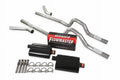 Dual Exhaust Kit 2.5" Flowmaster Super 40 Corner Exit Fits 67-72 Ford F-Series