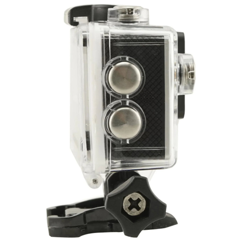 Capture Every Adventure with Our Fluid WiFi Action Camera - 1080P Video, Clear Sound Recording, and Sturdy Silver Case